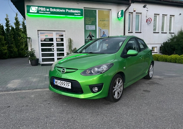 Mazda 2 cena 14000 przebieg: 240000, rok produkcji 2009 z Siedlce małe 16